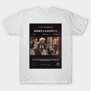 Grandma’s Robot 2 Japan Retro Poster T-Shirt